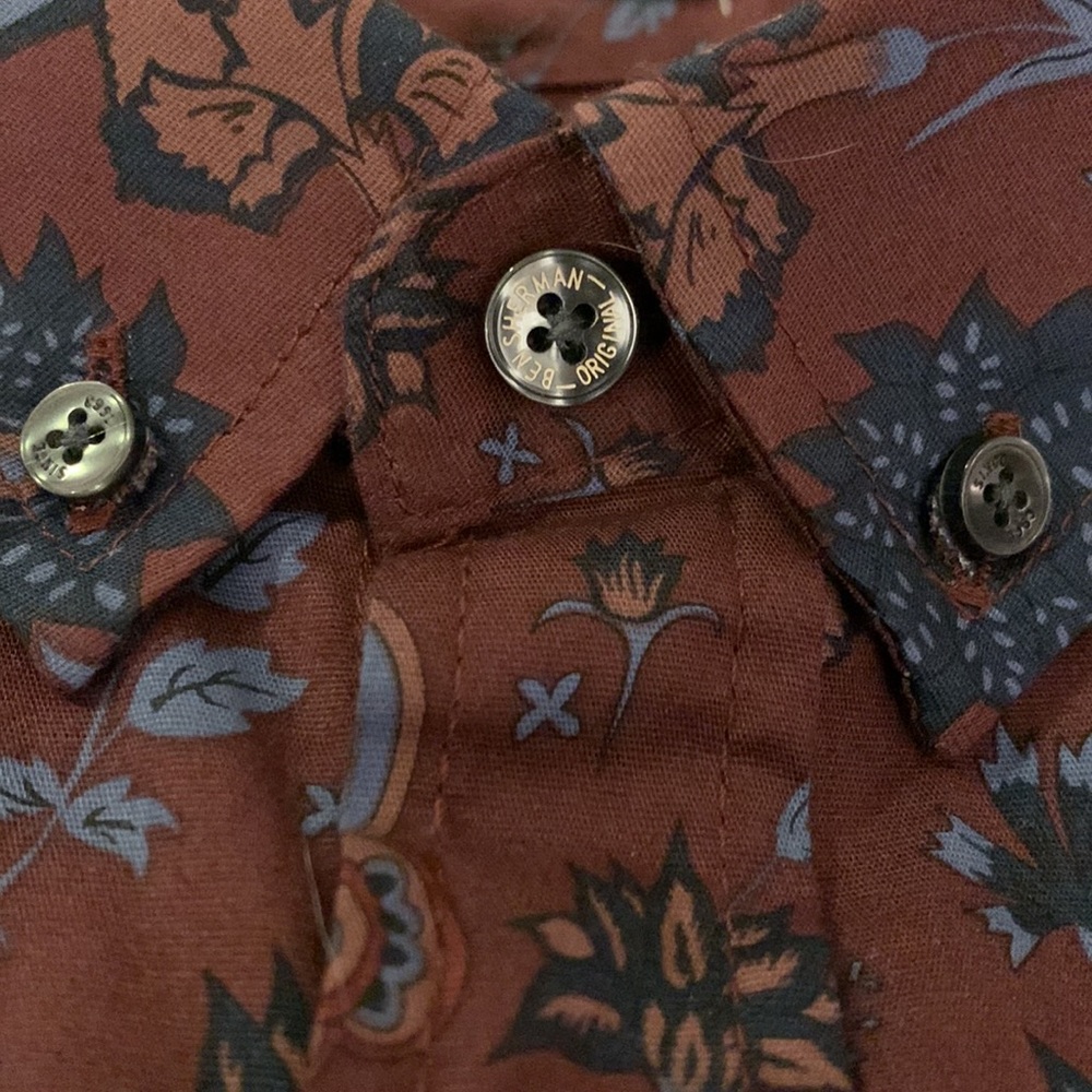 Ben Sherman Button Up Patterned Shirt - image 5